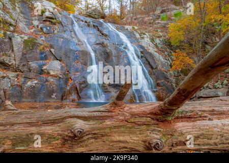 Wasserfälle und Wanderwege im Shenandoah National Park Stockfoto