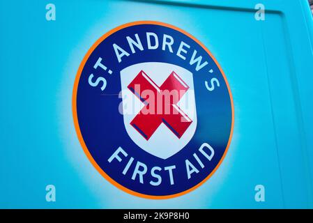 SR Andrews erste Hilfe privaten medizinischen Service Business Krankenwagen Stockfoto
