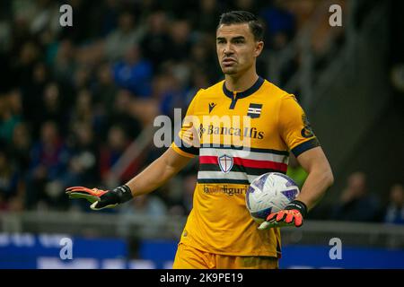 Mailand, Italien - oktober 29 2022 - Inter - Sampdoria Serie A - romero sampdoria Credit: Christian Santi/Alamy Live News Stockfoto