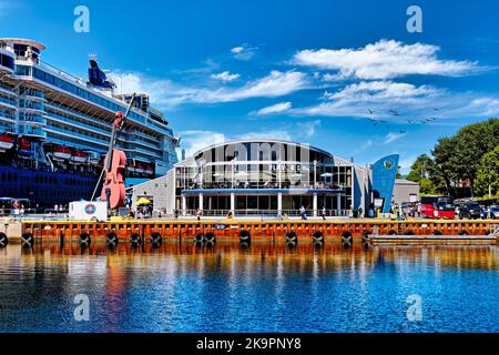 SYDNEY, KANADA - 23. September 2033: Cape Breton Island hat sich zu der Heimat einer bedeutenden Tourismusbranche entwickelt, wobei Sydney ein Hauptnutznießer ist, und Stockfoto