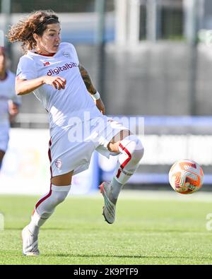 Sesto San Giovanni, Italien. 29. Oktober 2022. Mailand, Italien, 29.10.22 Elena Linari (32 Roma) während des Serie-A-Frauenspiels zwischen dem FC Internazionale und AS Roma im Breda-Stadion in Sesto San Giovanni Mailand, Italien Fußball (Cristiano Mazzi/SPP) Credit: SPP Sport Press Photo. /Alamy Live News Stockfoto