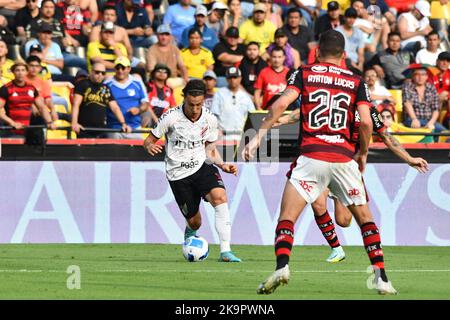 Guayaquil, Ecuador. 29. Oktober 2022. Agustin Canobbio von Athletico, während des Spiels zwischen Flamengo und Athletico, für das Copa Libertadores Finale 2022, im Estadio Monumental Isidro Romero Carbo an diesem Samstag 29. 30761 (DiaEsportivo/SPP) Quelle: SPP Sport Press Foto. /Alamy Live News Stockfoto