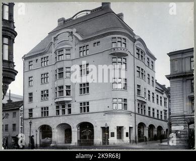 SWB-Haus in Stockholm.swb, Stockholm - Västerås - Berglagen's Railways. Stockfoto