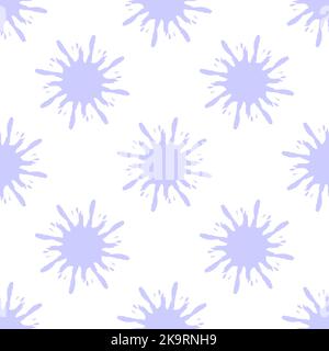 Nahtloses Dekorationsmuster aus symmetrischen Blots. Abstrakter Hintergrund. Farbenfrohes Design für Textil, Stoff, Web. Stock Vektor