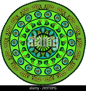 Mandala-Muster. Dekoratives Element für Design. Stock Vektor