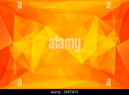 Abstraktes nahtloses dekoratives Vektormuster mit dreieckigen Polygonen Stock Vektor