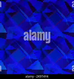 Abstraktes nahtloses dekoratives Vektormuster mit dreieckigen Polygonen Stock Vektor