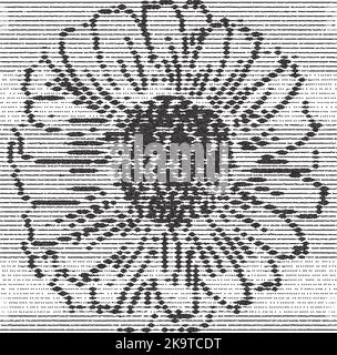 Abstrakte dekorative Linienform, Design-Element Stock Vektor
