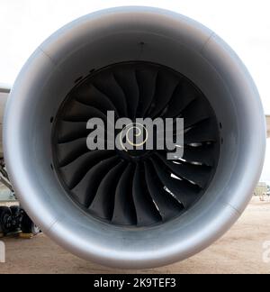 Rolls-Royce Trent 1000 in einer Boeing 787 Stockfoto