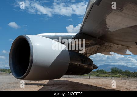 Eine GE Propulsion Test Platform Boeing 747 im Pima Air and Space Museum Stockfoto