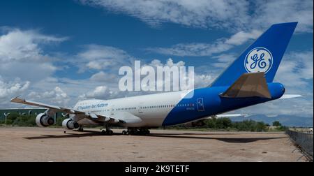 Eine GE Propulsion Test Platform Boeing 747 im Pima Air and Space Museum Stockfoto
