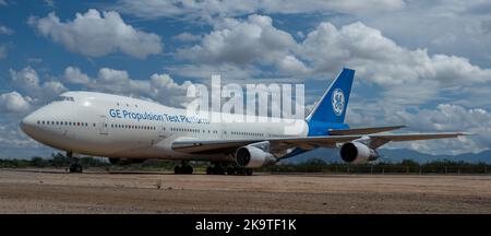 Eine GE Propulsion Test Platform Boeing 747 im Pima Air and Space Museum Stockfoto