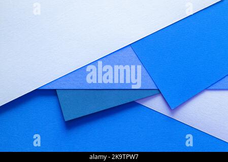Abstrakt pastellfarben Papier Textur Minimalismus Hintergrund. Minimale geometrische Formen. Stockfoto