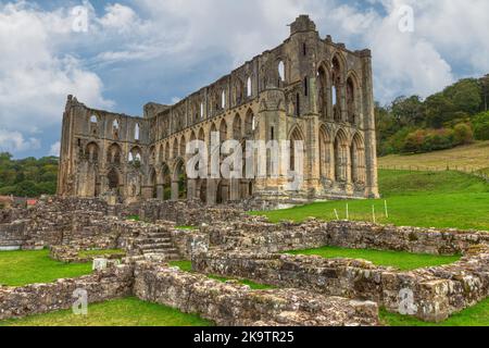 Riveaulx Abbey, North Yorkshire, England, Vereinigtes Königreich Stockfoto