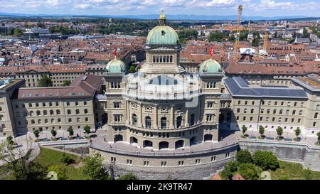 Das Parlamentsgebäude oder Bundeshaus, Bern, Schweiz Stockfoto