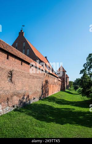 UNESCO-Welterbe Sehenswürdigkeit Malbork Schloss, Malbork, Polen Stockfoto