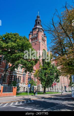 Regierungsbüro in Stettin, Polen Stockfoto