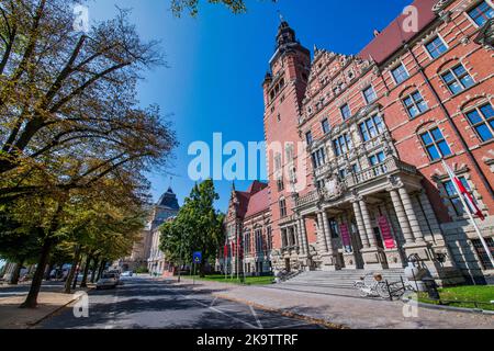 Regierungsbüro in Stettin, Polen Stockfoto