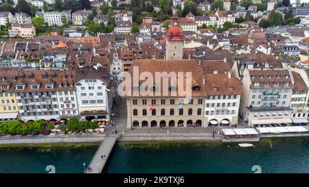 Rathaus Stadt, Rathaus, Schweiz Stockfoto