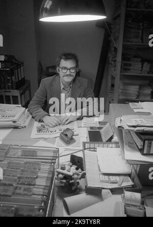 Christian Semler (Vorsitzender der maoistischen KPD und Chefredakteur der Roten Fahne) (später Redakteur des Taz) am 9. November 1972 in Dortmund Stockfoto