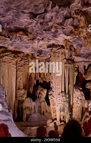 In den Cango Caves in Südafrika Stockfoto