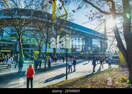 Signal Iduna Park. Fußballstadion Borussia Dortmund Stockfoto