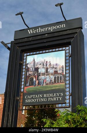 Captain Ridley's Shooting Party war der Codename einer Gruppe vom MI5, die Bletchley Park 1938 als potentiellen Code-Break-Standort einschätzte. Stockfoto
