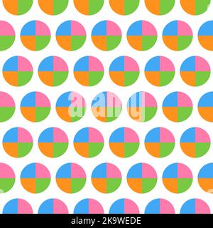 A cheerful vector seamless texture of balls Stock Vektor