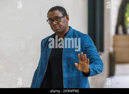 London, Großbritannien. 30. Oktober 2022. David Harewood, Schauspieler, bei der BBC am Sonntag mit Laura Kuensberg. Kredit: Karl Black/Alamy Live Nachrichten Stockfoto
