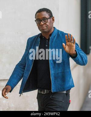 London, Großbritannien. 30. Oktober 2022. David Harewood, Schauspieler, bei der BBC am Sonntag mit Laura Kuensberg. Kredit: Karl Black/Alamy Live Nachrichten Stockfoto