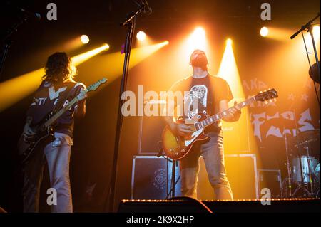 Fotografien von Coffin, die am 29.. Oktober 2022 im Barrowland Ballroom in Glasgow auftrat Stockfoto