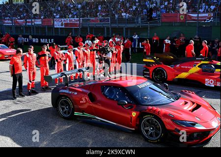 Imola, Italien. 30. Oct, 2022. ferrari Show imola World Finals during Ferrari Challenge World Finals day 2, Ferrari Challenge Cup in Imola, Italy, October 30 2022 Credit: Independent Photo Agency/Alamy Live News Stockfoto