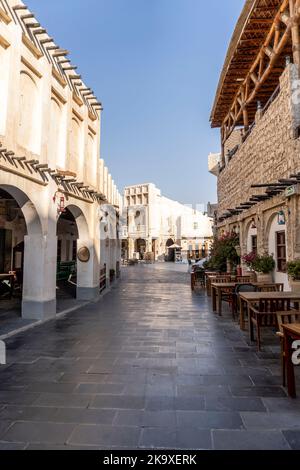 Souq Waqif ist einer der wichtigsten traditionellen Marktplatz in Doha, Katar. Stockfoto