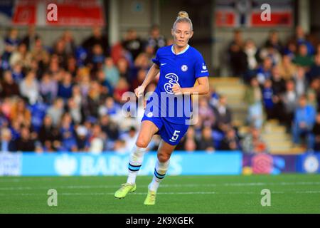 London, Großbritannien. 30. Oktober 2022. London, 30. 2022. Oktober: Sophie ingle (5 Chelsea) während des Barclays FA Womens Super League-Spiels zwischen Chelsea und Aston Villa in Kingsmeadow, London, England. (Pedro Soares/SPP) Quelle: SPP Sport Press Foto. /Alamy Live News Stockfoto