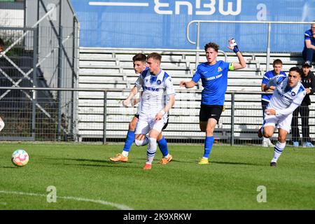 KSC Jugendliga gewinnt gegen SV Eintracht Trier Karlsruher SC belagert U19 von Trier Stockfoto