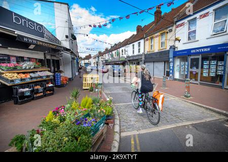 St Mark's Road in Easton, Bristol, Großbritannien Stockfoto