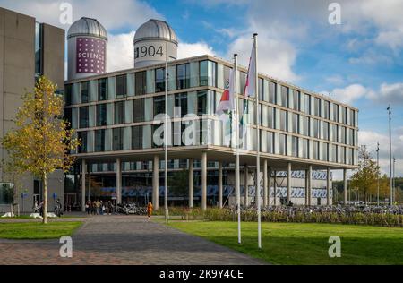 Amsterdam, Niederlande, 26.10.2022, Gebäude der Universität von Amsterdam im Science Park Stockfoto