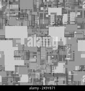 SCIFI-Verschiebungskarte für 3D-Textur Stockfoto