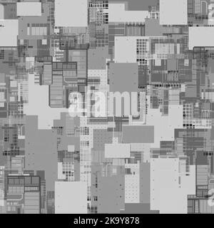 SCIFI-Verschiebungskarte für 3D-Textur Stockfoto