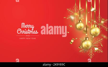 Fallendes glänzendes goldenes Konfetti isoliert auf blauem Hintergrund. Helle festliche Lametta von Goldfarbe. Stock Vektor