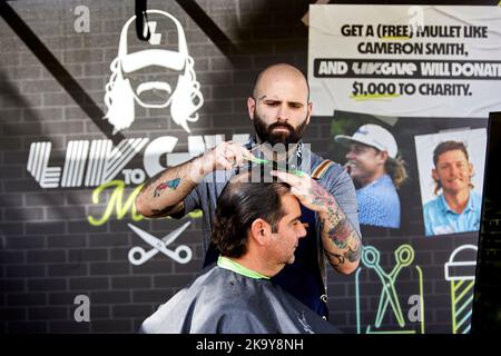 Miami, FL, USA. 30.. Oktober 2022. Sonntagsfinale der LIV Golf Team Championship Miami bei Trump National Doral Miami, Doral, Florida Sonntag, 30. Oktober 2022. Kredit: Yaroslav Sabitov/YES Market Media/Alamy Live Nachrichten Stockfoto