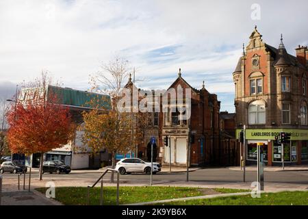 Immobilien aus der Zeit in Hanley, Stoke on Trent, Staffordshire Stockfoto