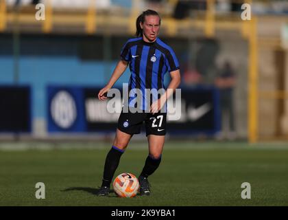 San Giovanni, Italien, 29.. Oktober 2022. Henrietta Csiszar von Internazionale während des Spiels Serie A Femminile im Stadio Ernesto Breda, San Giovanni. Bildnachweis sollte lauten: Jonathan Moscrop / Sportimage Stockfoto