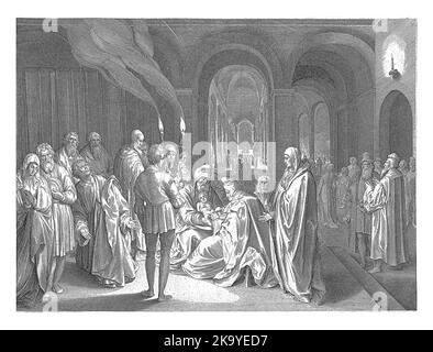 Beschneidung Christi, Nicolaes de Bruyn, 1620 Stockfoto