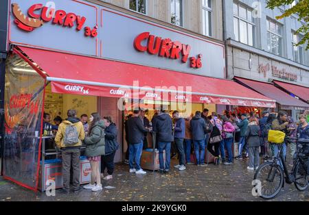 Imbiss Curry 36, Mehringdamm, Kreuzberg, Berlin, Deutschland Stockfoto