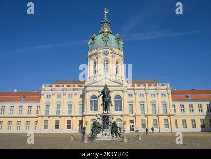 Reiterdenkmal Friedrich Wilhelm der große Kurfürst, Charlottenburger Schloss, Charlottenburg, Berlin, Deutschland Stockfoto