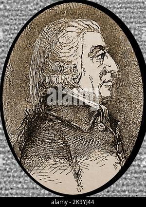 Ein Porträt des 19.. Jahrhunderts von Adam Smith Adam Smith (um 1723 – 1790), schottischer Ökonom und Philosoph, styled oft den "Vater der Ökonomie" oder "Vater des Kapitalismus Stockfoto