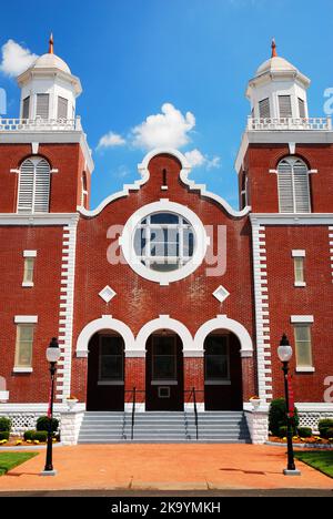 Die Brown Chapel AME Church in Selma Alabama war der Ausgangspunkt für Martin Luther King und die Bürgerrechtsmarscher, die nach Montgomery zogen Stockfoto