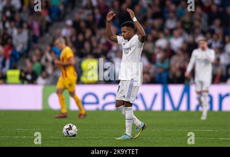 Madrid, Spanien. 30. Oktober 2022. La Liga Spanisches Fußballspiel La Liga Real Madrid gegen Girona im Santiago Bernabeu Stadion, 30. Oktober 2022. 900/Cordon Press Credit: CORDON PRESS/Alamy Live News Stockfoto