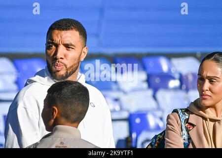 Der Kapitän des Troy Deeney Clubs war anwesend, um beim Women's Championship Match WSL2 zwischen Birmingham City und Sheffield United Unterstützung für das Frauenteam zu zeigen (Karl Newton/SPP (Sport Press Photo)) Quelle: SPP Sport Press Photo. /Alamy Live News Stockfoto